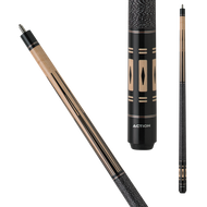 Action Pool Cue ACT47 Maple w/ Black Accents