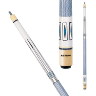 Action Pool Cue IMP21 White & Blue w/ Lacquered