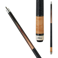 Action Pool Cue INL11 Chocolate w/ Red & Blonde Points
