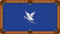 Air Force Falcons Billiard Table Felt with Eagle Logo