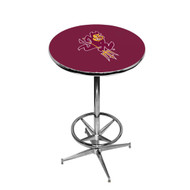 Arizona State Sun Devils Pub Table with Foot Ring Base and Mascot