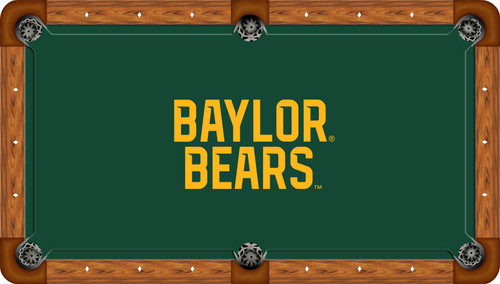 Baylor Bears Billiard Table Felt- Recreational 2