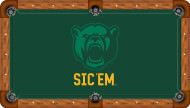 Baylor Bears Billiard Table Felt- Recreational 3
