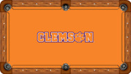 Clemson Tigers Billiard Table Felt - Recreational 3