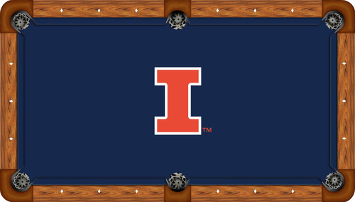 Illinois Fighting Illini Billiard Table Felt - Recreational 1