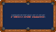 Illinois Fighting Illini Billiard Table Felt - Recreational 3