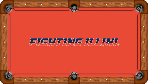Illinois Fighting Illini Billiard Table Felt - Recreational 4