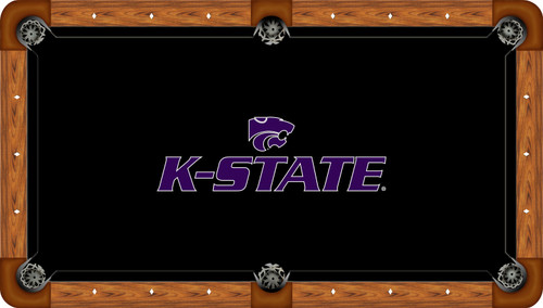 Kansas State Wildcats Billiard Table Felt - Recreational 5