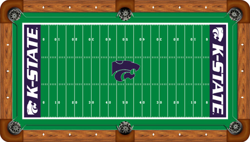 Kansas State Wildcats Billiard Table Felt - Recreational