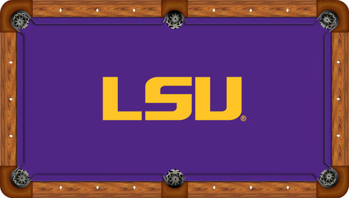 LSU Tigers Billiard Table Felt - Recreational 1