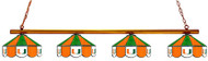 Miami Hurricanes 4-Light Game Table Light