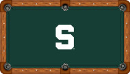 Michigan State Spartans Billiard Table Felt - Recreational 1