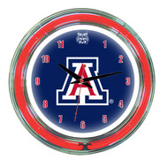 Arizona Wildcats Neon Wall Clock 14"