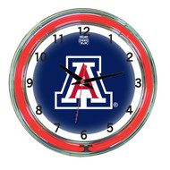 Arizona Wildcats Neon Wall Clock 18"