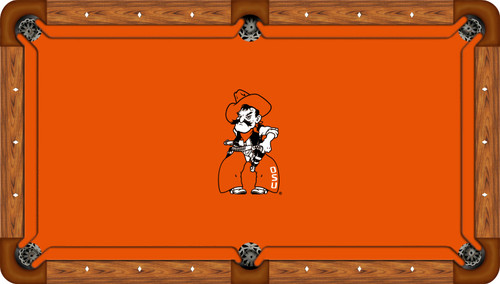 Oklahoma State Cowboys Billiard Table Felt - Recreational 1