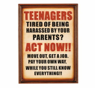 Pub Sign - Teenagers