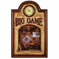Pub Sign -Big Game-Clock