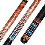 Rage Pool Cue RG208 Turquoise Love in Antique Maple