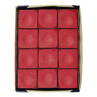 Silver Cup Chalk, Red, 12-Piece Box