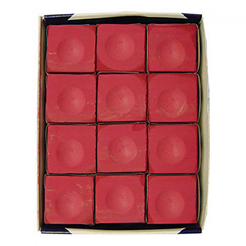 Silver Cup Chalk, Red, 12-Piece Box