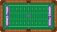 TCU Horned Frogs Billiard Table Felt - Recreational