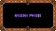 TCU Horned Frogs Billiard Table Cloth - Recreational