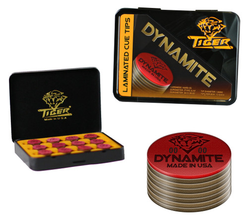 Tiger - Dynamite® Laminated Cue Tips - Box of 12 Tips