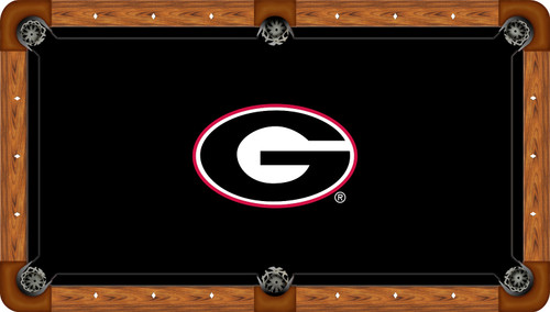 Georgia Bulldogs Billiard Table Felt - Recreational 1