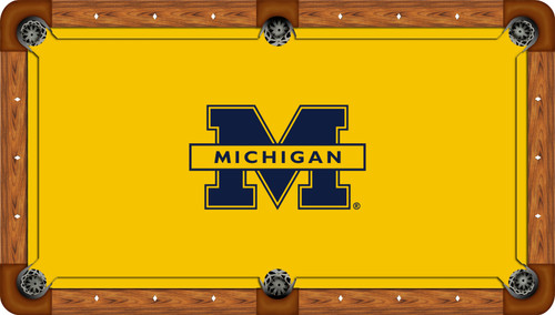 Michigan Wolverines Billiard Table Felt - Recreational 1