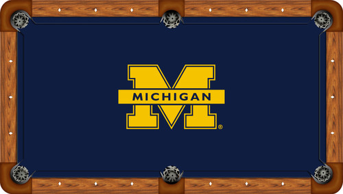 Michigan Wolverines Billiard Table Felt - Recreational 2
