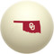 Oklahoma Sooners Cue Ball