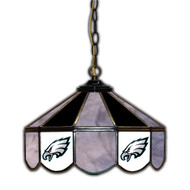 Eagles 14" Glass Lamp