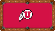 Utah Utes Billiard Table Felt - Recreational 2