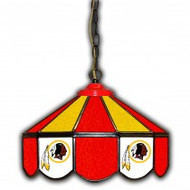 Redskins 14" Glass Lamp