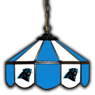Panthers 14" Glass Lamp