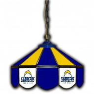 Chargers 14" Glass Lamp