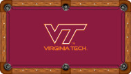 Virginia Tech Hokies Billiard Table Felt - Recreational 2