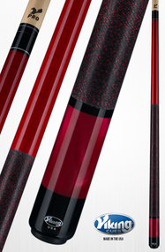 Viking Pool Cue B2802 Red Pearl Stain