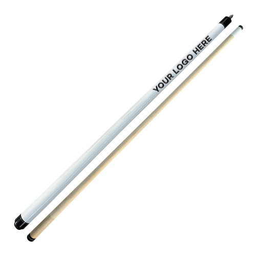 Laser-Engraved Pool Cue with No Wrap