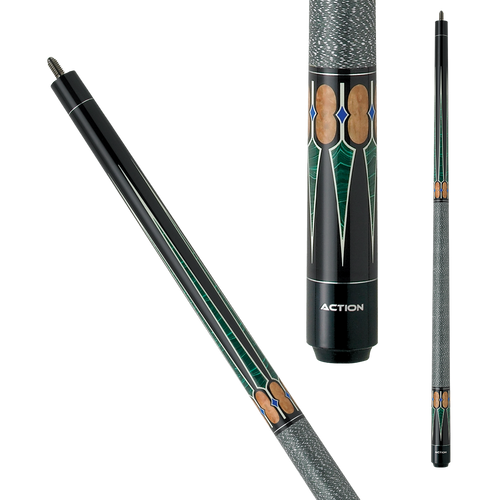 Green Points Action Pool Cues ACT131