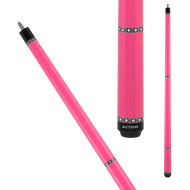 Action Pool Cues VAL27 Pink w/ Silver Rings