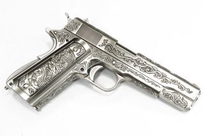 WE Carved Patterns Pistol Grip Cover For 1911 Sereis Handgun WE0532 