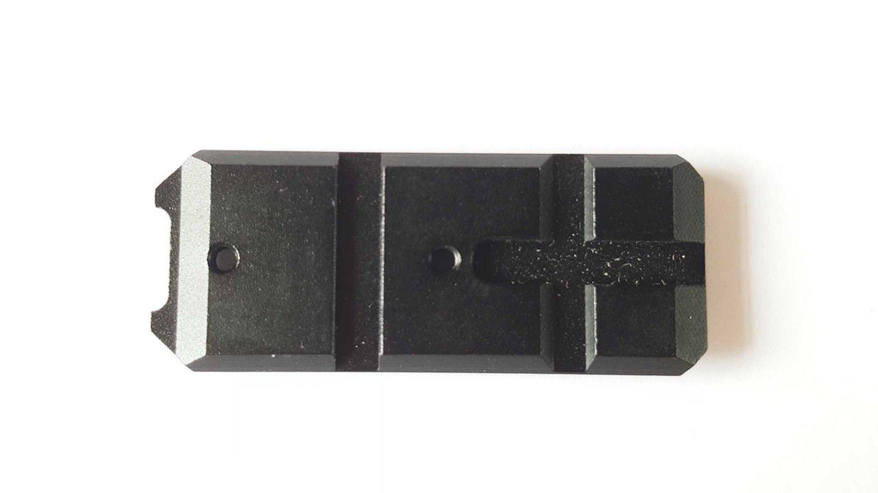 Black KUNG FU Lower Rail for Airsoft Toy TM Hi-Capa 5.1 GBB Series KF51-013A 