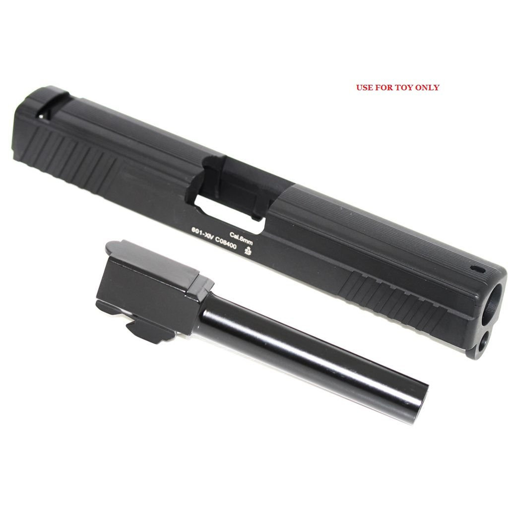 Silver Barrel AH0009 Archives Custom Slide S Type For WE G17 Airsoft GBB 