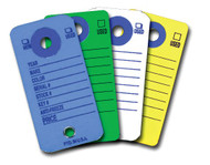 Colored Automotive Paper Key Tags