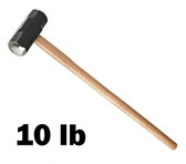 10 lb. Sledge Hammer w/ Wood Handle
