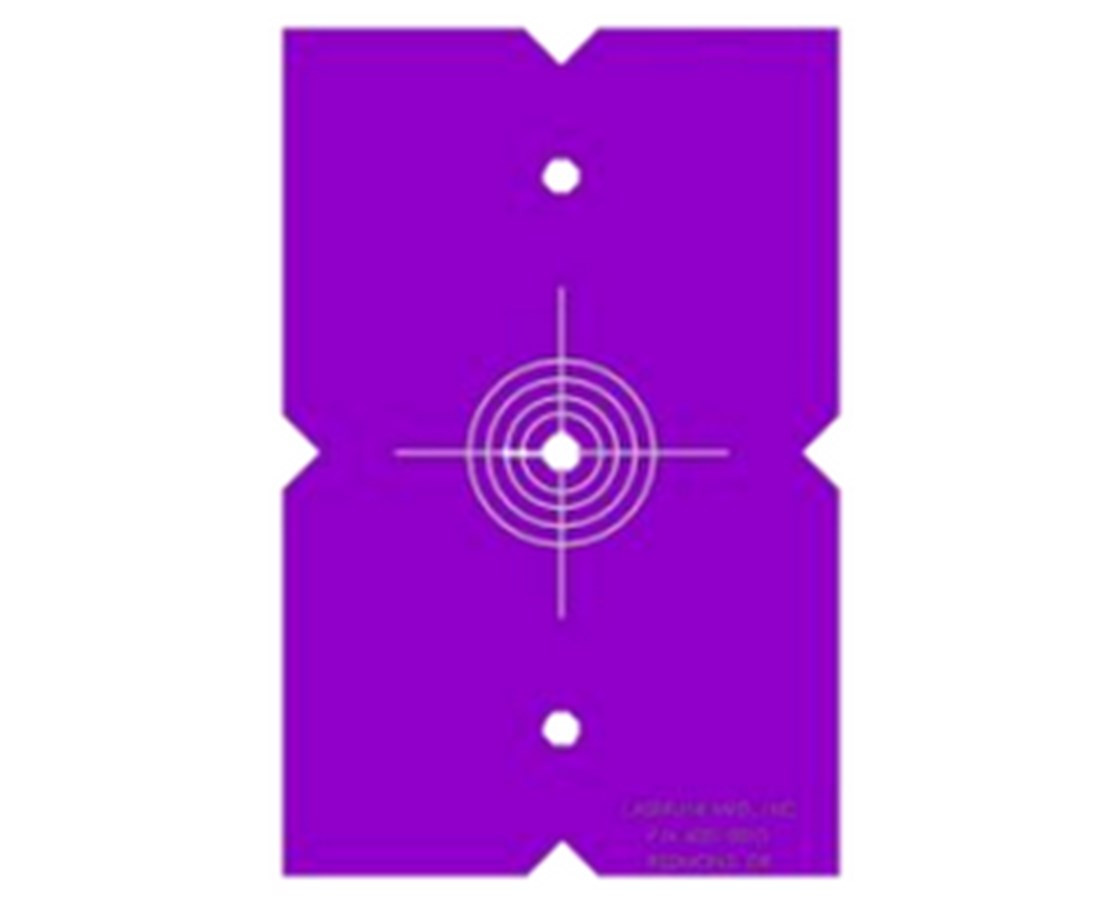 LaserLine Quad 1000 Target Template (2/Pack) Kara Company, Inc.