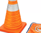 28" Pop-up Lighted Safety Cone (S-15586)