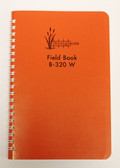 Bogside Field Book - 8X4" Wire Bound - Orange (B-320 W)