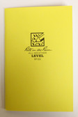 Rite in the Rain - All-Weather Level Book - No. 311 - 5x7" Yellow
